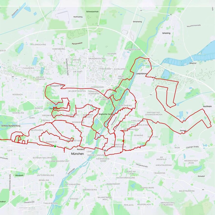 Gary Cordery Collects People&#8217;s Drawings Made On A Map By Walking, Running, Cycling, Or Driving (94 Pics)
