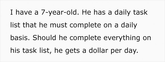“He Has His Rent, Electricity For His Room, And Internet”: Mom Charges Her 7-Year-Old Rent And Bills, Divides The Internet “He Has His Rent, Electricity For His Room, And Internet”: Mom Charges Her 7-Year-Old Rent And Bills, Divides The Internet