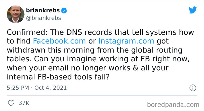 35 Of The Internet’s Funniest Responses To Facebook Outage 35 Of The Internet’s Funniest Responses To Facebook Outage