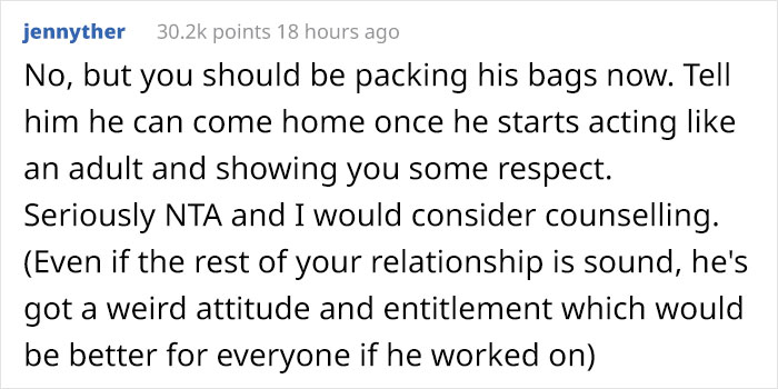 “He Begged But I Said No”: Wife Asks If She’s In The Wrong After Her Husband Misses His Flight Since She Didn’t Pack His Suitcase “He Begged But I Said No”: Wife Asks If She’s In The Wrong After Her Husband Misses His Flight Since She Didn’t Pack His Suitcase