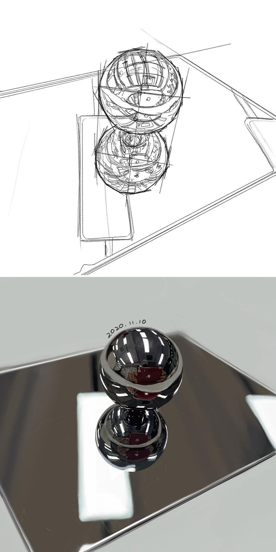 These Are Not Photos: Artist Shows Initial Sketch And End Result Of His Digital Drawings (30 Pics)