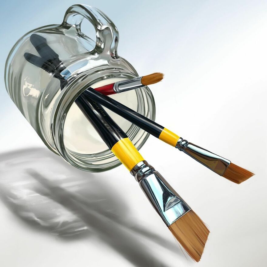 These Are Not Photos: Artist Shows Initial Sketch And End Result Of His Digital Drawings (30 Pics)