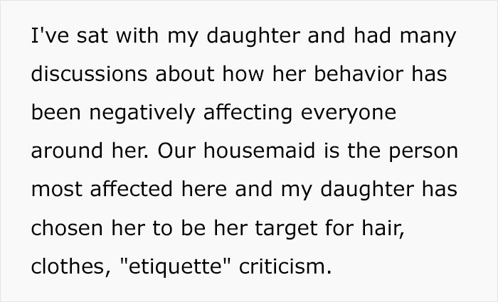 “Am I The [Jerk] For Making My Daughter Sleep In The Backyard After What She Did To Our Housemaid?”