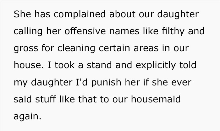 “Am I The [Jerk] For Making My Daughter Sleep In The Backyard After What She Did To Our Housemaid?”
