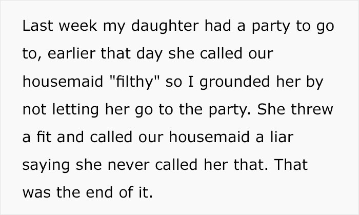 “Am I The [Jerk] For Making My Daughter Sleep In The Backyard After What She Did To Our Housemaid?”