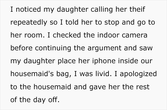 “Am I The [Jerk] For Making My Daughter Sleep In The Backyard After What She Did To Our Housemaid?”