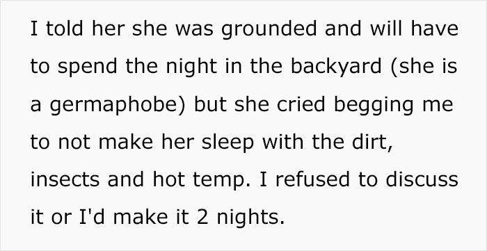 “Am I The [Jerk] For Making My Daughter Sleep In The Backyard After What She Did To Our Housemaid?”