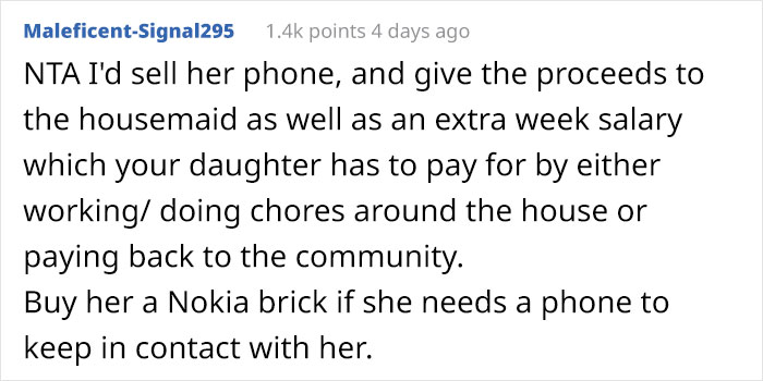 “Am I The [Jerk] For Making My Daughter Sleep In The Backyard After What She Did To Our Housemaid?”