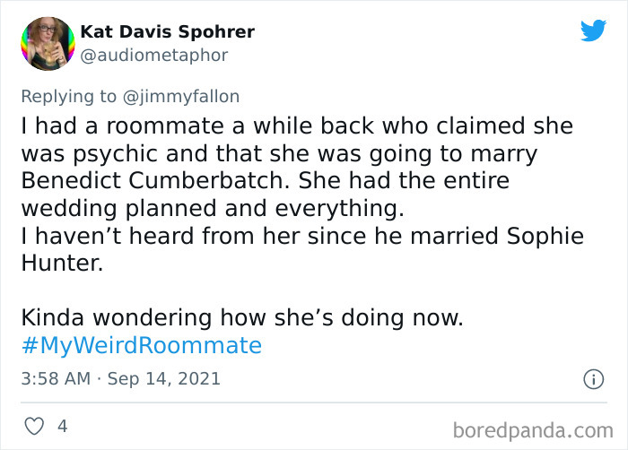 35 Weird And Embarrassing Roommate Stories Shared For Jimmy Fallon’s Challenge 35 Weird And Embarrassing Roommate Stories Shared For Jimmy Fallon’s Challenge