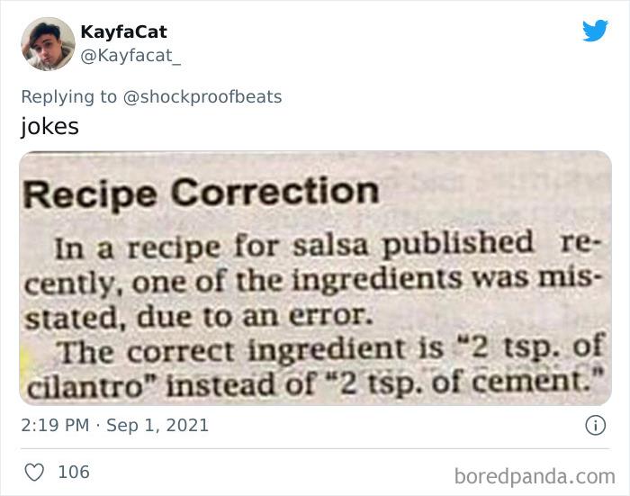 People On Twitter Are Sharing The Biggest Newspaper Fails That Resulted In Hilarious Corrections (30 Pics) People On Twitter Are Sharing The Biggest Newspaper Fails That Resulted In Hilarious Corrections (30 Pics)