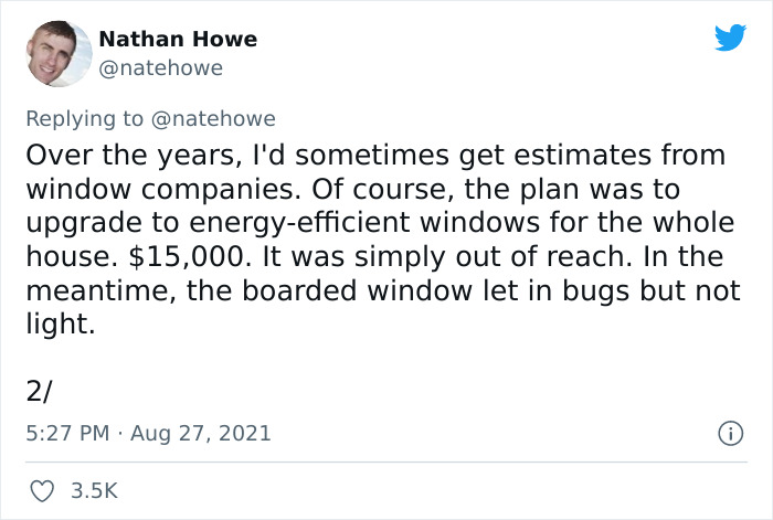 Man On Twitter Illustrates How Bad The Consequences Of Procrastination Are With His Broken-Window Story Man On Twitter Illustrates How Bad The Consequences Of Procrastination Are With His Broken-Window Story
