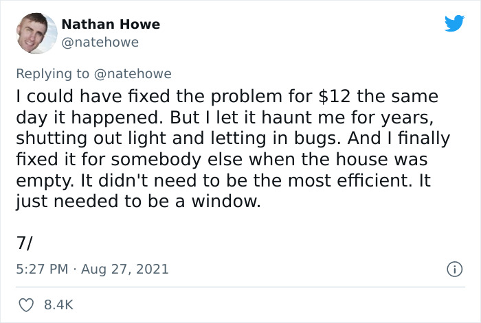 Man On Twitter Illustrates How Bad The Consequences Of Procrastination Are With His Broken-Window Story Man On Twitter Illustrates How Bad The Consequences Of Procrastination Are With His Broken-Window Story