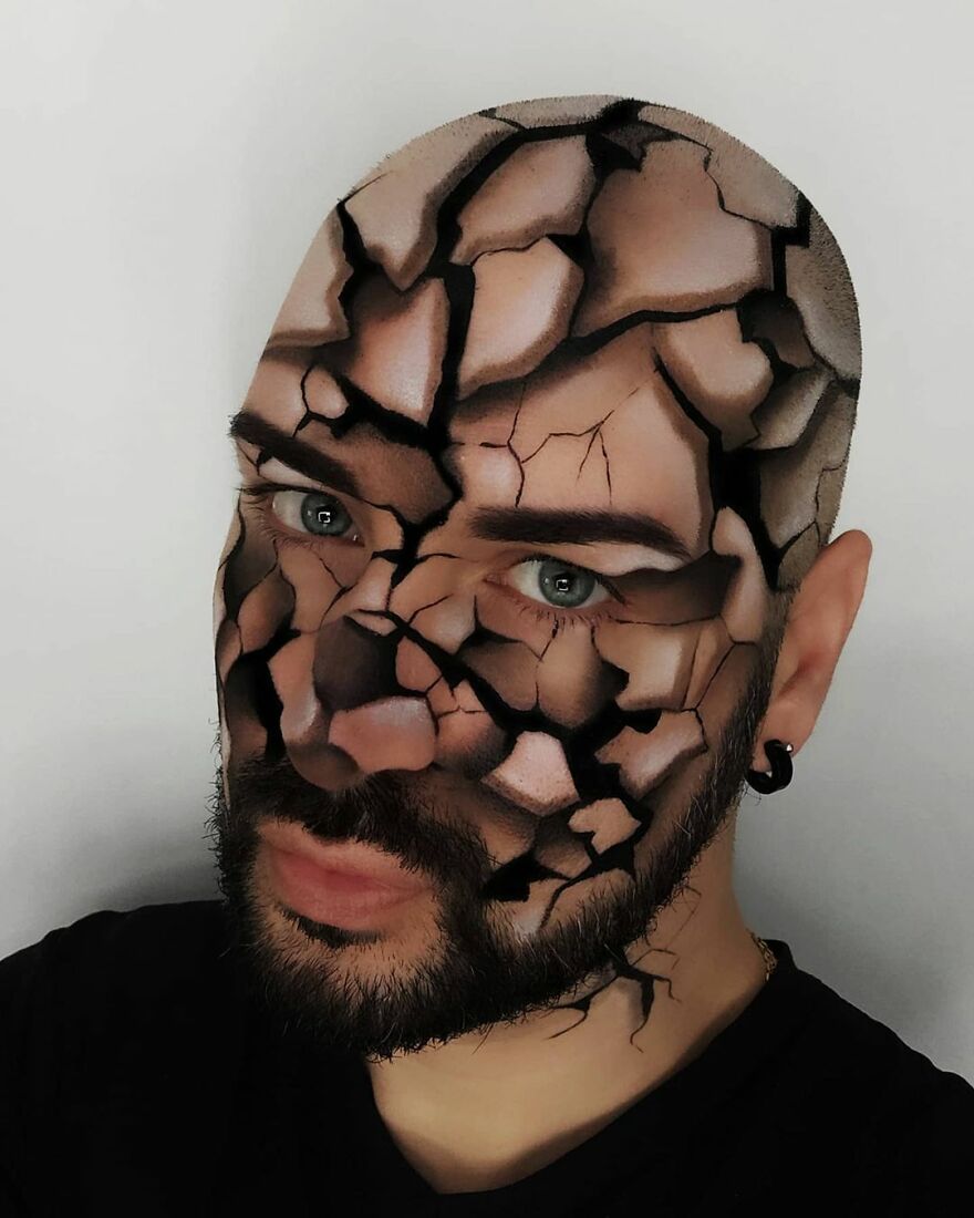 Italian Artist Uses His Body As A Canvas To Create Convincing Optical Illusions (35 New Pics) Italian Artist Uses His Body As A Canvas To Create Convincing Optical Illusions (35 New Pics)