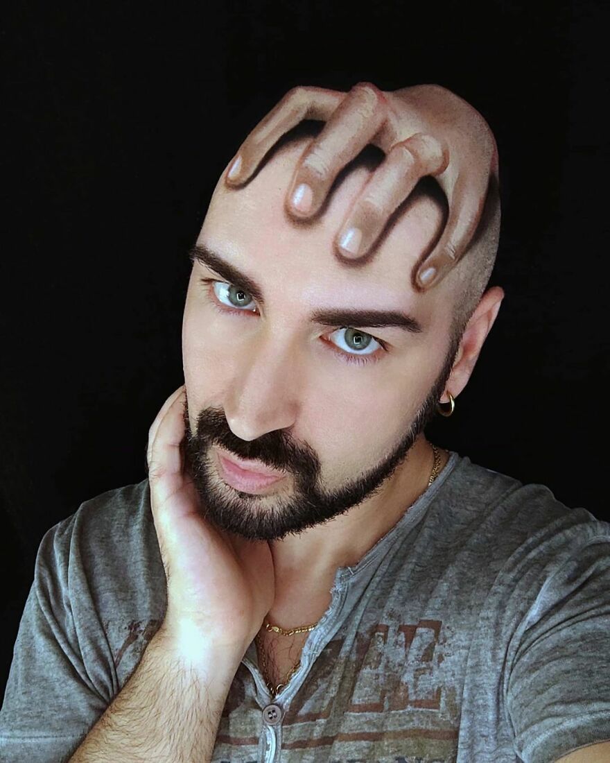 Italian Artist Uses His Body As A Canvas To Create Convincing Optical Illusions (35 New Pics) Italian Artist Uses His Body As A Canvas To Create Convincing Optical Illusions (35 New Pics)
