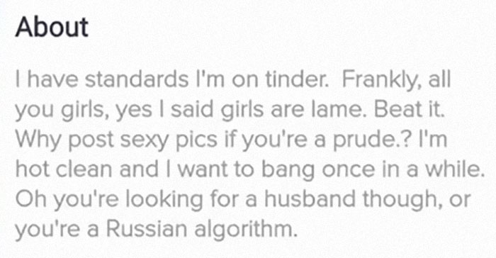 This Woman Screenshots The Most Questionable Things She Sees Men Posting On Dating Apps, And Here Are The 30 Funniest Posts This Woman Screenshots The Most Questionable Things She Sees Men Posting On Dating Apps, And Here Are The 30 Funniest Posts