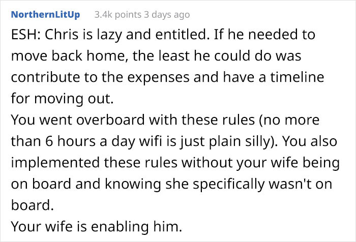 Son Expects He Can Freeload Off His Parents After Moving Back In With Them – Flips Out When Dad Introduces Some New Rules Son Expects He Can Freeload Off His Parents After Moving Back In With Them – Flips Out When Dad Introduces Some New Rules