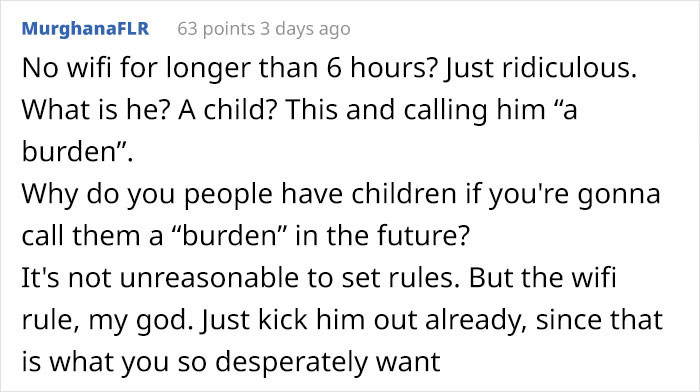 Son Expects He Can Freeload Off His Parents After Moving Back In With Them – Flips Out When Dad Introduces Some New Rules Son Expects He Can Freeload Off His Parents After Moving Back In With Them – Flips Out When Dad Introduces Some New Rules