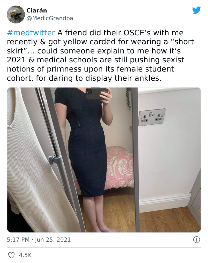 Med Student Was Penalized By Examiners For ‘The Most Inappropriate Dress They Had Ever Seen’ Med Student Was Penalized By Examiners For ‘The Most Inappropriate Dress They Had Ever Seen’