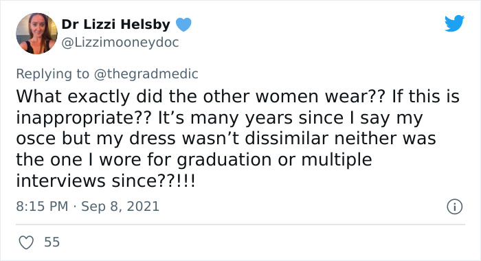 Med Student Was Penalized By Examiners For ‘The Most Inappropriate Dress They Had Ever Seen’ Med Student Was Penalized By Examiners For ‘The Most Inappropriate Dress They Had Ever Seen’