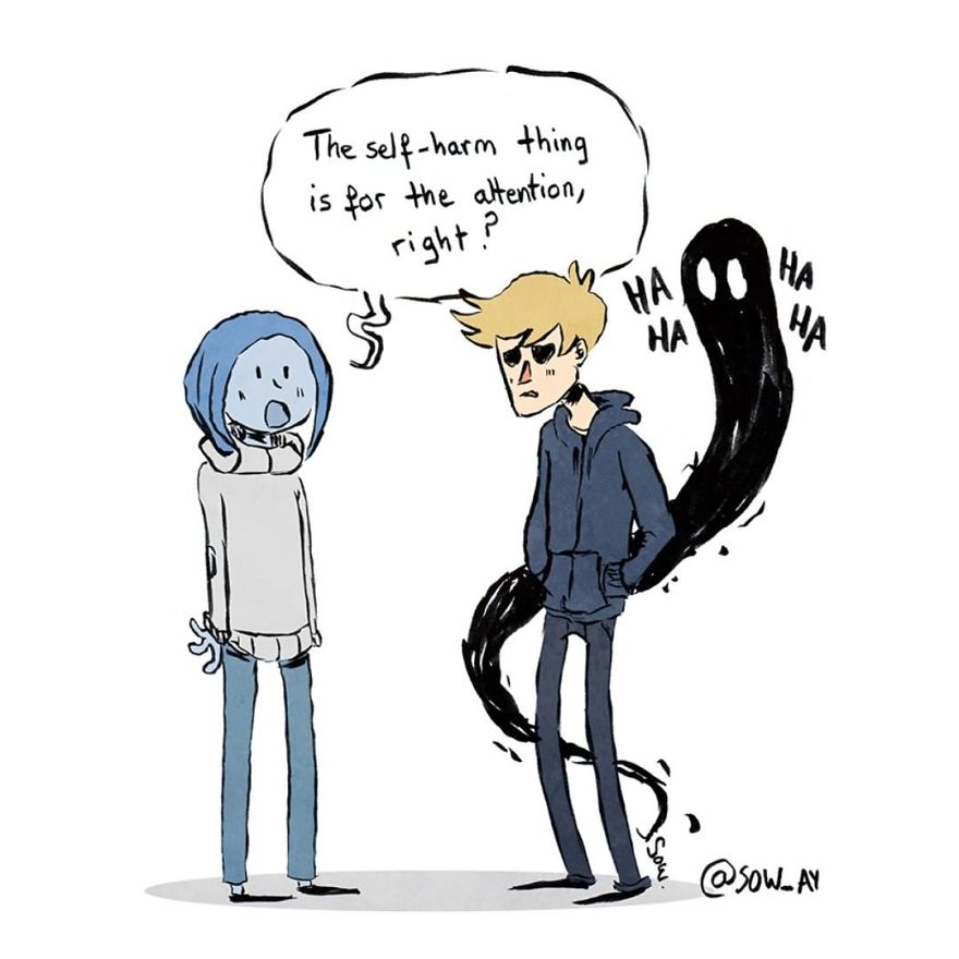 I Illustrate My Darkest Thoughts To Help People Understand What It’s Like To Suffer From Mental Illness (40 Pics) I Illustrate My Darkest Thoughts To Help People Understand What It’s Like To Suffer From Mental Illness (40 Pics)