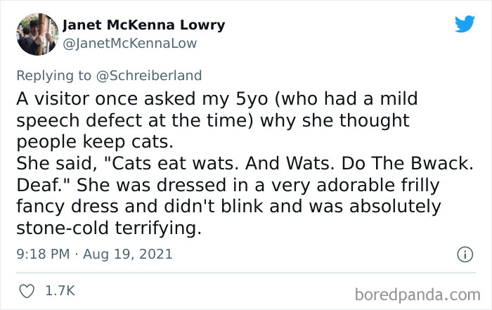 30 Parents Share How Their Kids Casually Dropped Some Creepy Sentences That Sent Chills Down Their Spines 30 Parents Share How Their Kids Casually Dropped Some Creepy Sentences That Sent Chills Down Their Spines