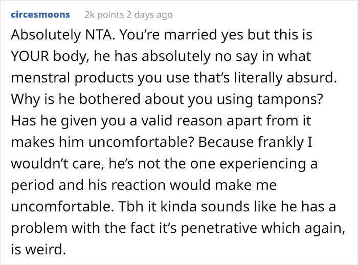 Woman Is Forced To Hide Tampons From Husband Who Hates Them, Finally Snaps When He Throws Away The Whole Box