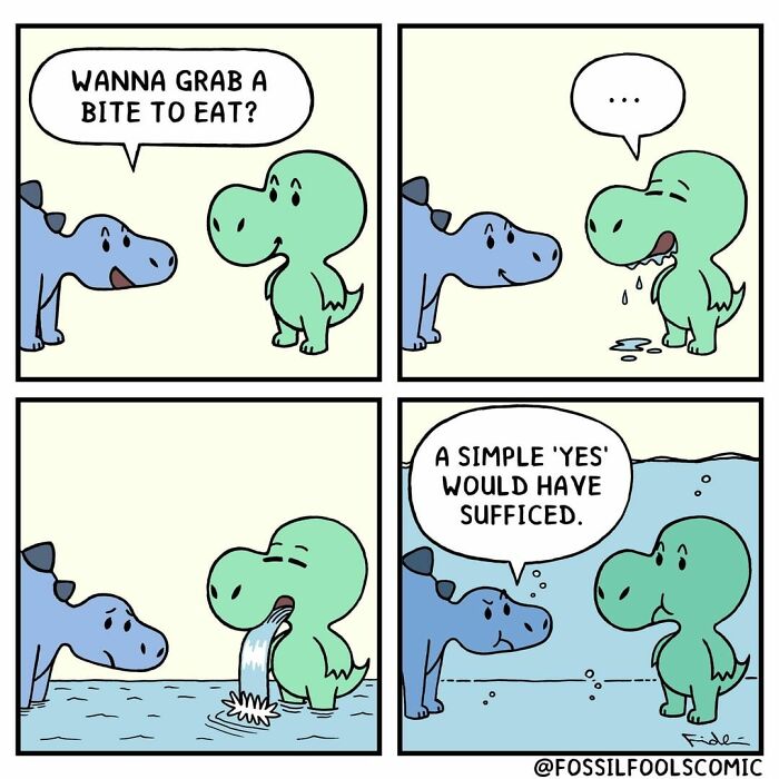 Artist Creates Fun And Adorable Comics Depicting The Life Of Human-Like Dinosaurs (30 Pics) Artist Creates Fun And Adorable Comics Depicting The Life Of Human-Like Dinosaurs (30 Pics)