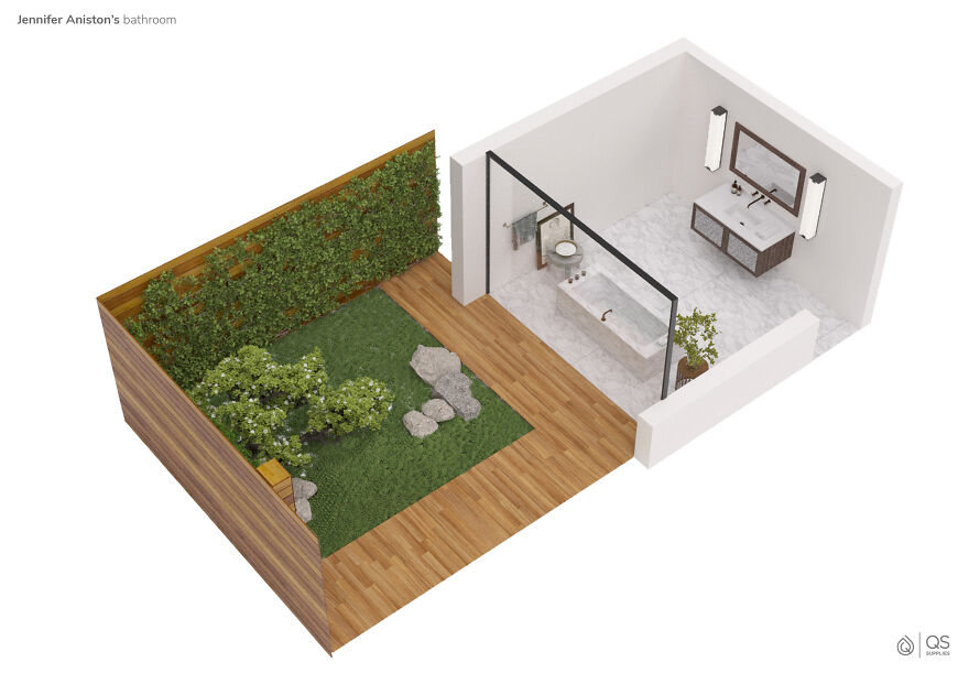 Bathrooms Of The Rich and Famous: 6 Celebrity Bathroom Renders Made By This Company Bathrooms Of The Rich and Famous: 6 Celebrity Bathroom Renders Made By This Company