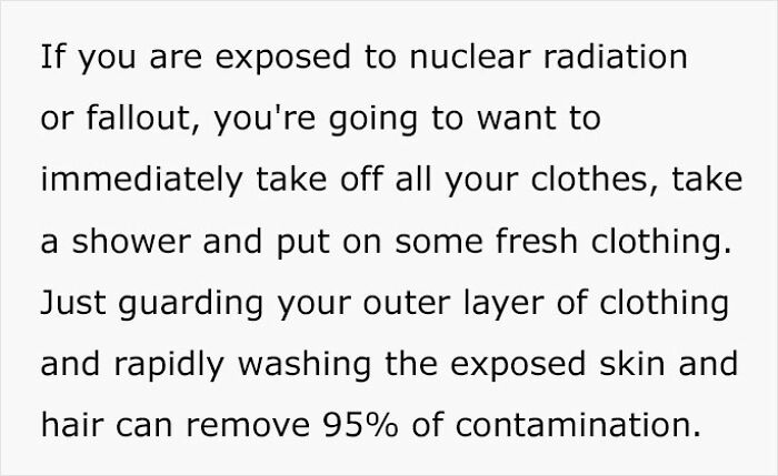 Guy Gives 8 Tips On What To Do In Case Of A Nuclear Explosion, Provided In The US Armed Forces Survival Manual