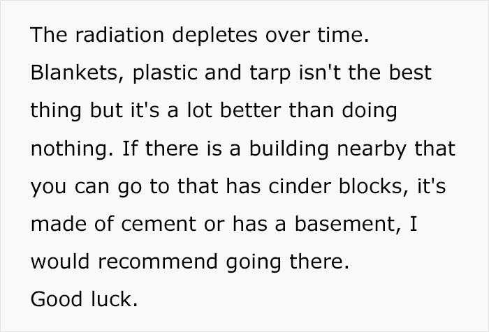 Guy Gives 8 Tips On What To Do In Case Of A Nuclear Explosion, Provided In The US Armed Forces Survival Manual