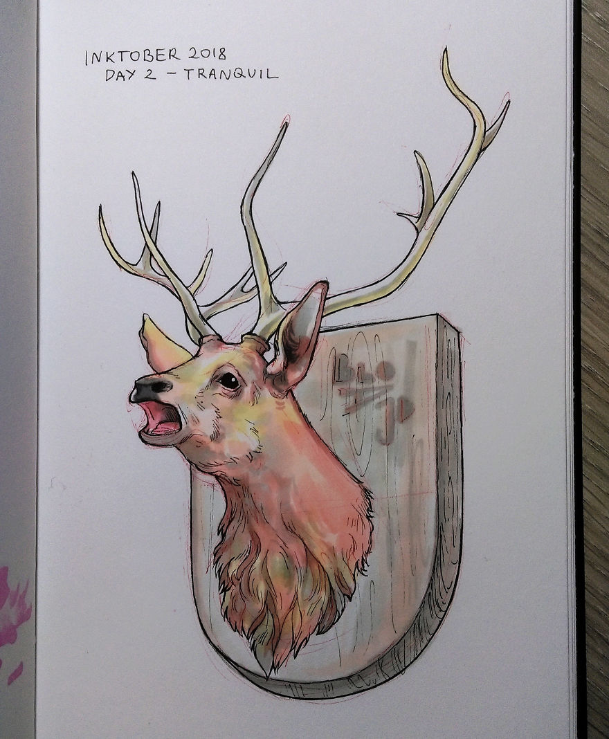 My 31 Inktober Drawings Show The Scale Of Suffering We Can Inflict On Innocent Animals My 31 Inktober Drawings Show The Scale Of Suffering We Can Inflict On Innocent Animals