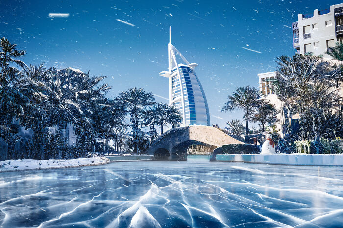 Dubai If It Had A Snowy Winter (13 Pics) Dubai If It Had A Snowy Winter (13 Pics)