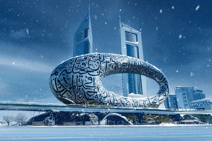 Dubai If It Had A Snowy Winter (13 Pics) Dubai If It Had A Snowy Winter (13 Pics)