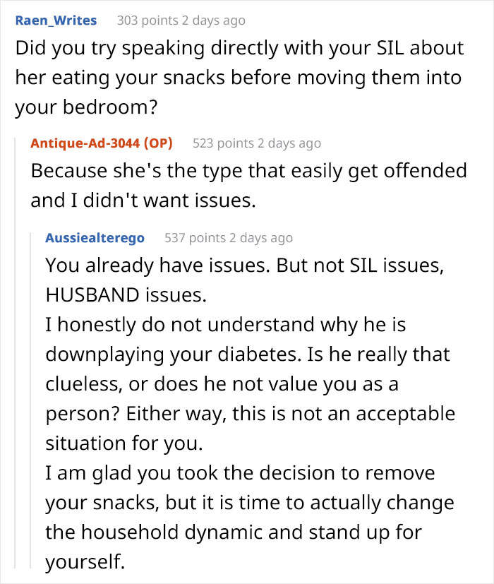 Pregnant Sister-In-Law Keeps Eating This Diabetic Woman’s Snacks, Drama Starts When She Hides Them Pregnant Sister-In-Law Keeps Eating This Diabetic Woman’s Snacks, Drama Starts When She Hides Them