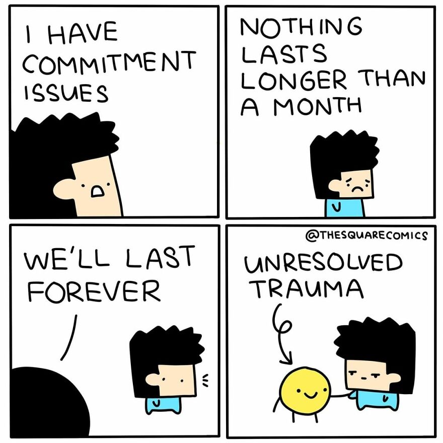 30 Comics That Are Perfect For People Who Have A Dark Sense Of Humor By The Square Comics (New Pics)