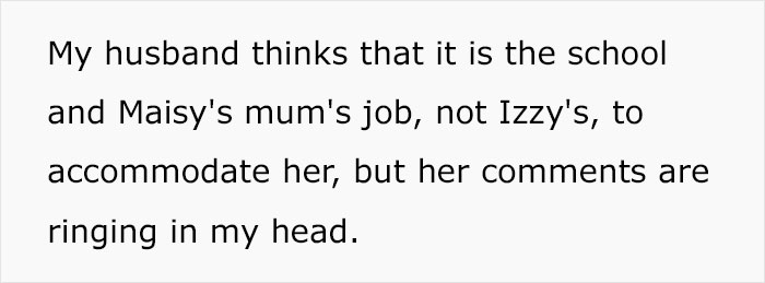 10 Y.O. Doesn’t Want To Be The Carer Of Her Special Needs Classmate During A School Trip But The Classmate’s Mom Doesn’t Care 10 Y.O. Doesn’t Want To Be The Carer Of Her Special Needs Classmate During A School Trip But The Classmate’s Mom Doesn’t Care