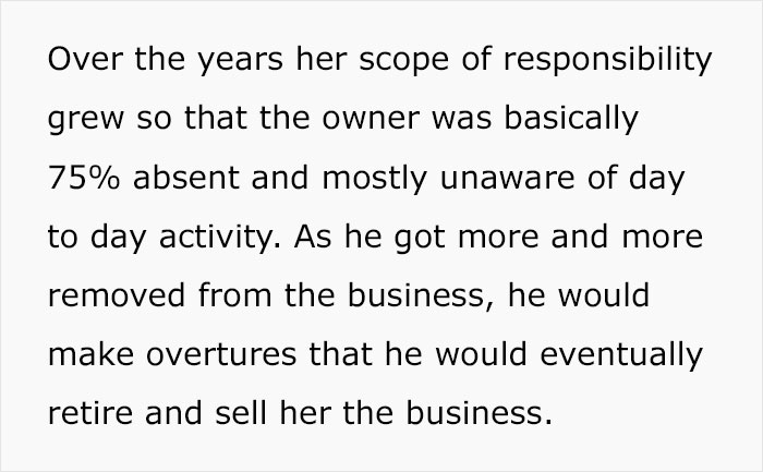 Woman Who Sacrificed A Lot For A Company Gets Tricked By The Boss, Leaves And Takes 90% Of The Business With Her Woman Who Sacrificed A Lot For A Company Gets Tricked By The Boss, Leaves And Takes 90% Of The Business With Her
