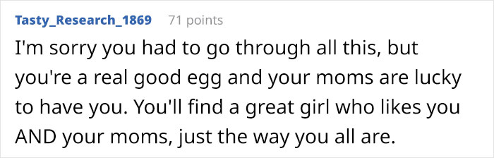 Girlfriend Asks Boyfriend To Show Up At Dinner Hosted By Her Parents With Only One Of His Moms, Guy’s Having None Of It And Breaks Up With Her Girlfriend Asks Boyfriend To Show Up At Dinner Hosted By Her Parents With Only One Of His Moms, Guy’s Having None Of It And Breaks Up With Her