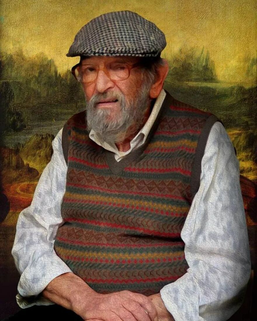 Son Tries To Make People Laugh By Photoshopping His Dad Into Famous Paintings (23 Pics) Son Tries To Make People Laugh By Photoshopping His Dad Into Famous Paintings (23 Pics)