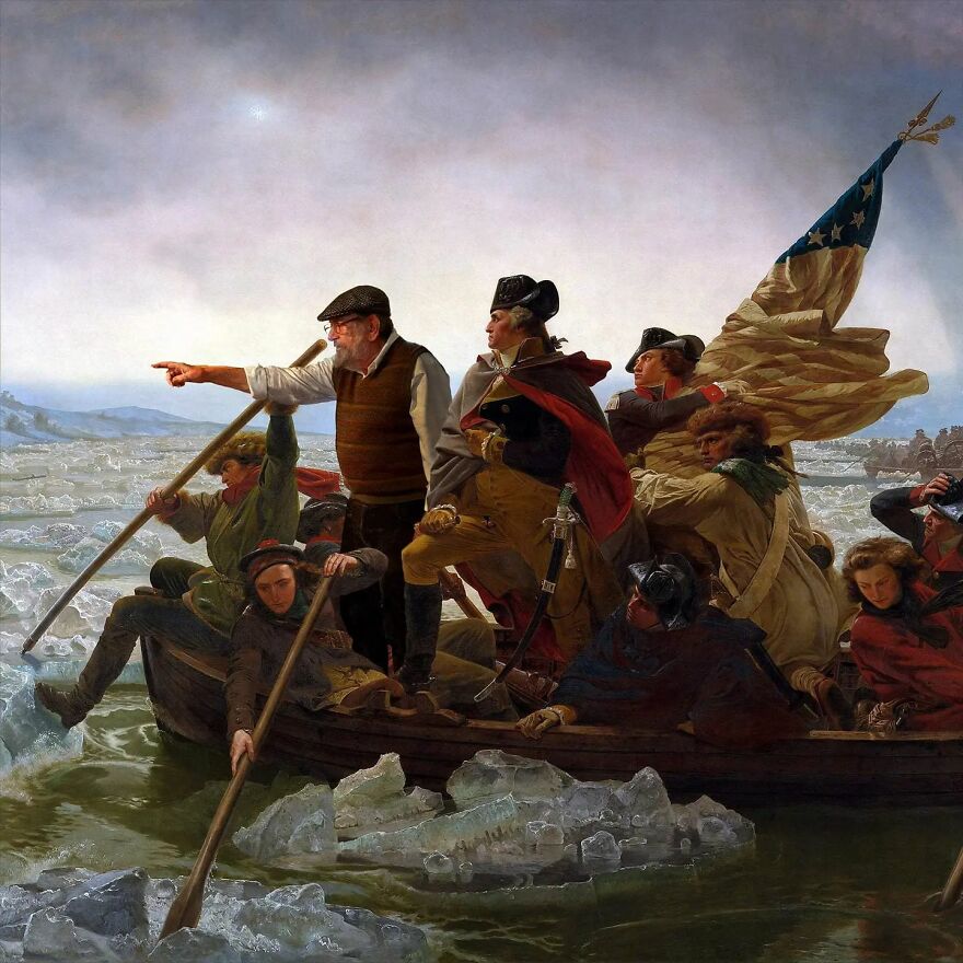 Son Tries To Make People Laugh By Photoshopping His Dad Into Famous Paintings (23 Pics) Son Tries To Make People Laugh By Photoshopping His Dad Into Famous Paintings (23 Pics)