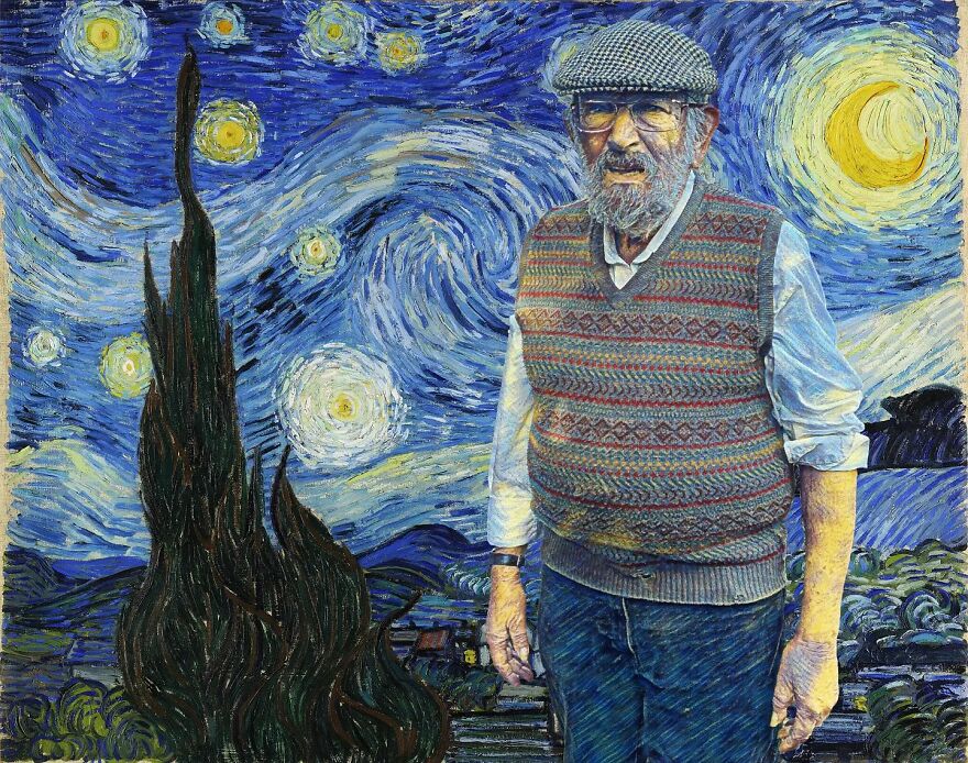 Son Tries To Make People Laugh By Photoshopping His Dad Into Famous Paintings (23 Pics) Son Tries To Make People Laugh By Photoshopping His Dad Into Famous Paintings (23 Pics)