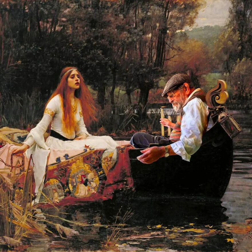 Son Tries To Make People Laugh By Photoshopping His Dad Into Famous Paintings (23 Pics) Son Tries To Make People Laugh By Photoshopping His Dad Into Famous Paintings (23 Pics)