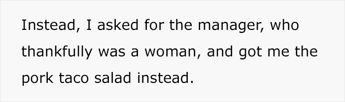 Waiter Wants To “Protect” Woman’s Slim Figure, Swaps Her Order For Chicken Waiter Wants To “Protect” Woman’s Slim Figure, Swaps Her Order For Chicken