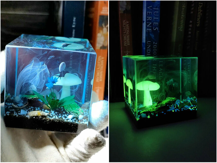 I Reveal Miniature Landscapes Encapsulated In Resin (9 Pics) I Reveal Miniature Landscapes Encapsulated In Resin (9 Pics)