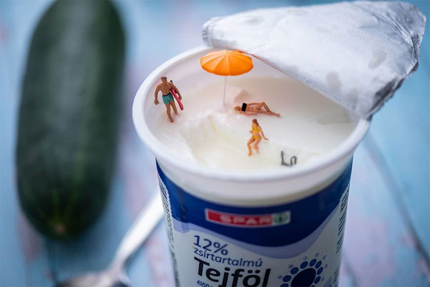 I Turn Everyday Objects Into Convincing Miniature Worlds (15 Pics) I Turn Everyday Objects Into Convincing Miniature Worlds (15 Pics)