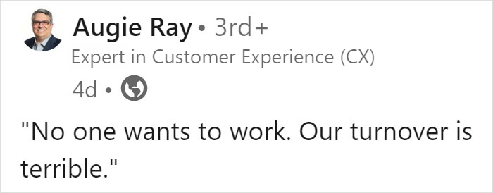 “No One Wants To Work”: Man Provides A Point-By-Point Explanation Why Employers Should Stop Complaining “No One Wants To Work”: Man Provides A Point-By-Point Explanation Why Employers Should Stop Complaining