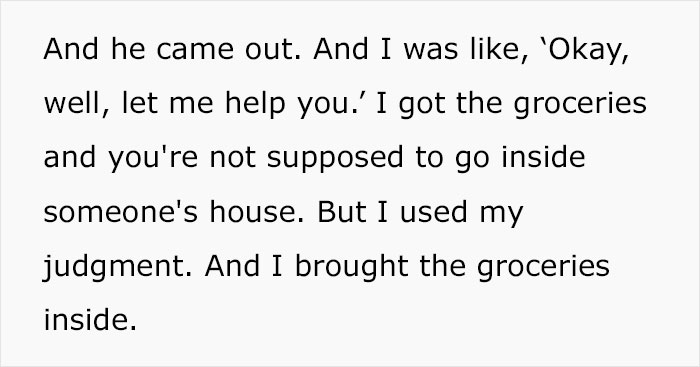 Delivery Person Followed Her Instincts And Ended Up Saving A Customer From A Gas Leak In His House Delivery Person Followed Her Instincts And Ended Up Saving A Customer From A Gas Leak In His House