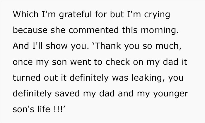 Delivery Person Followed Her Instincts And Ended Up Saving A Customer From A Gas Leak In His House Delivery Person Followed Her Instincts And Ended Up Saving A Customer From A Gas Leak In His House