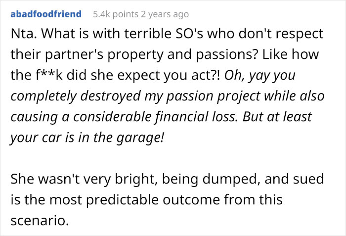 Girlfriend Dumps Boyfriend’s Expensive Car Project At The Scrapyard, Ends Up Single With A Lawsuit Girlfriend Dumps Boyfriend’s Expensive Car Project At The Scrapyard, Ends Up Single With A Lawsuit