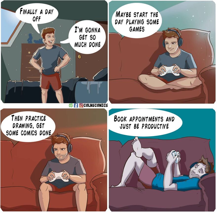 40 Comics With Absurd Situations And Unexpected Endings By This Artist